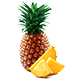 buah nanas madu manis organik